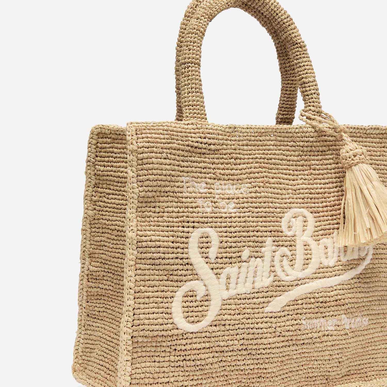 BORSA COLLETTE IN RAFIA COL0013 00222L MC2 SAINT BARTH 
