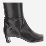 STIVALI IN PELLE CON DETTAGLI A FIBBIA 4838 NERO SARTORE 