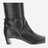 STIVALI IN PELLE CON DETTAGLI A FIBBIA 4838 NERO SARTORE 