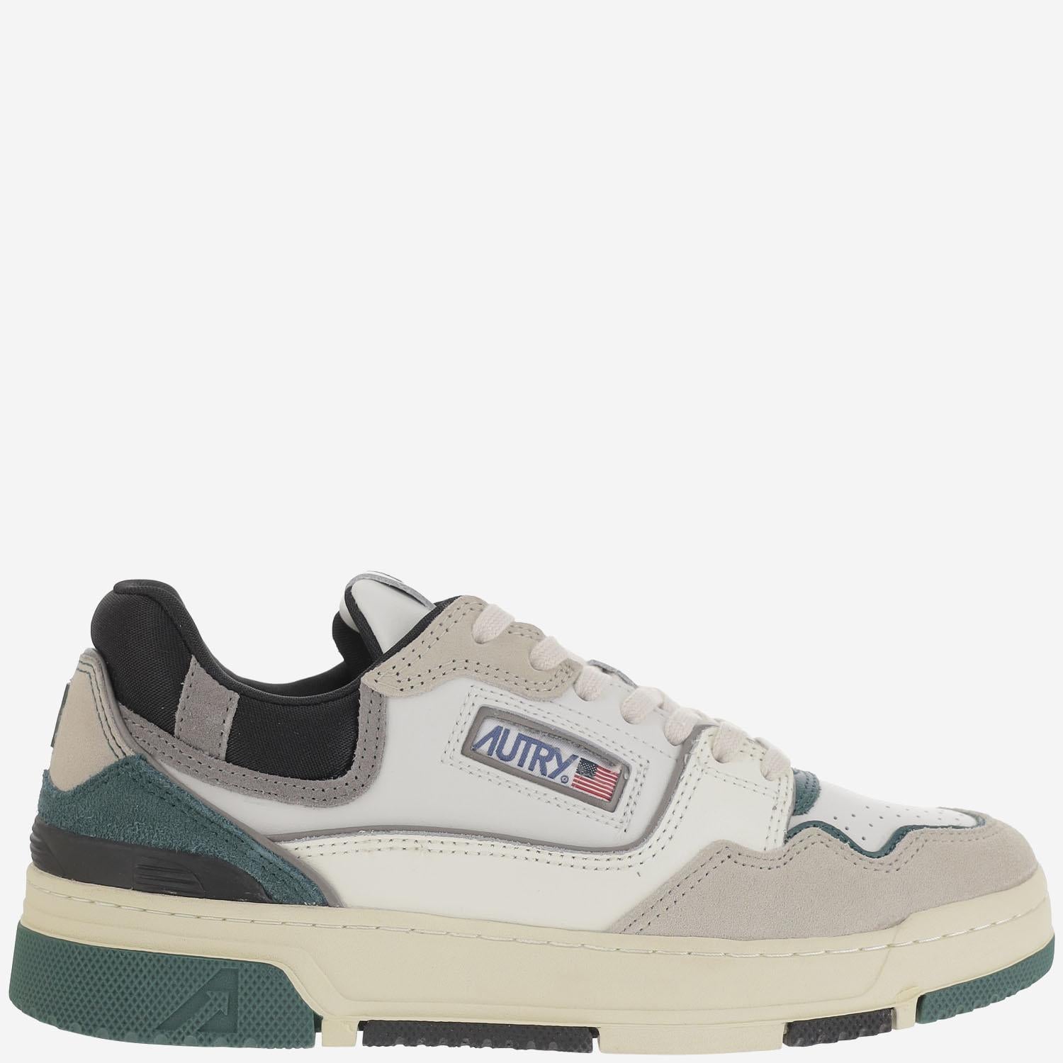 SNEAKERS CLC LOW IN SUEDE E MESH ROLMMC10 WHTFOREST AUTRY 