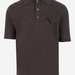 Polo in lino leggero 740733 V2X001274 BOTTEGA VENETA 