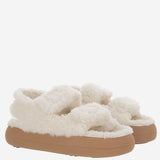 SANDALI IN SHEARLING CON SUOLA SPESSA 2420020 H017 MOON BOOT 