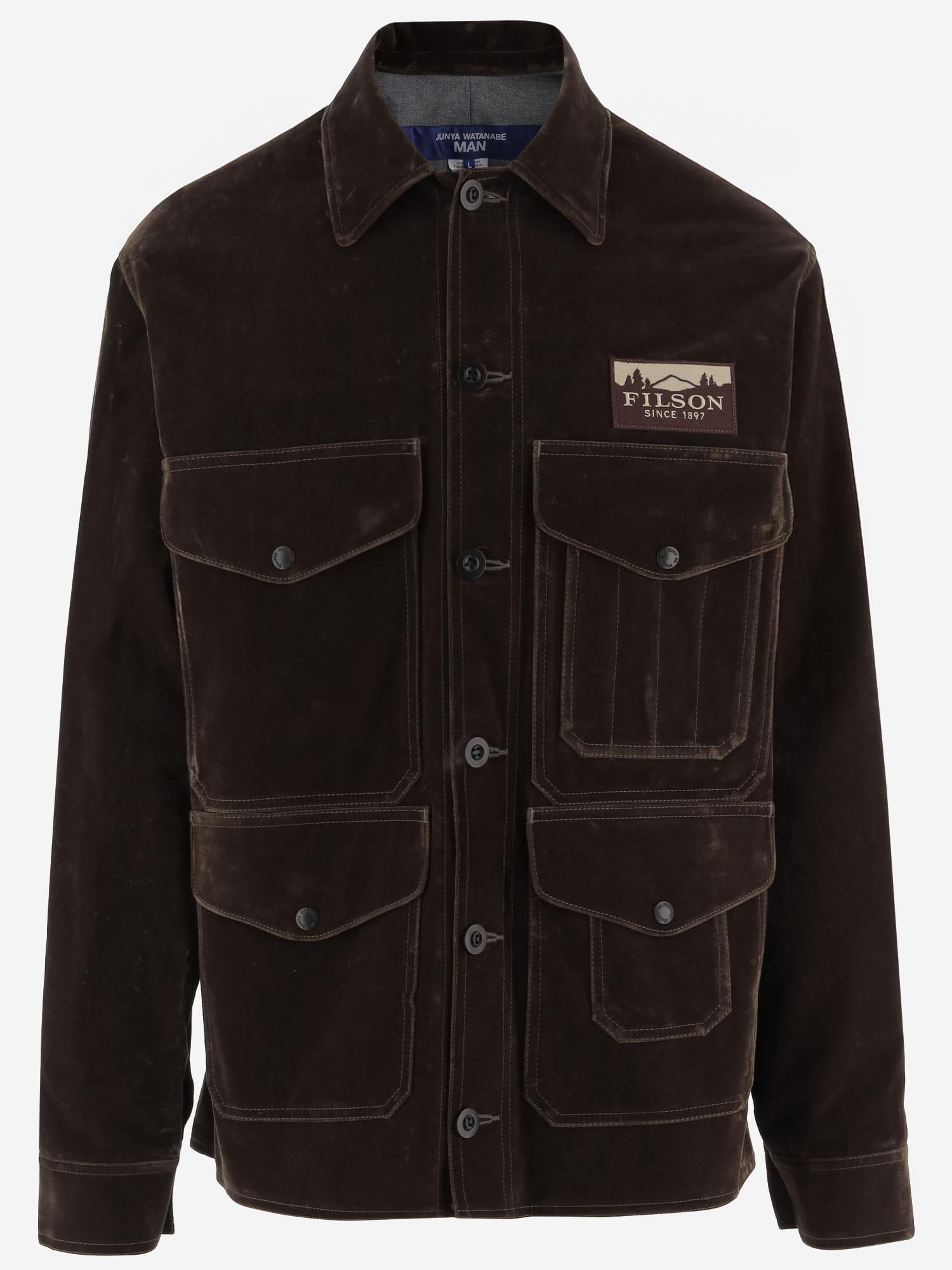 GIUBBOTTO MULTITASCHE IN MISTO COTONE WPJ017W25 1 JUNYA WATANABE 