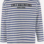 T-SHIRT A MANICA LUNGA IN COTONE CON STAMPA CHEZ VALENTINO 6V3MG16RAPV RGY VALENTINO 