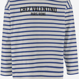 T-SHIRT A MANICA LUNGA IN COTONE CON STAMPA CHEZ VALENTINO 6V3MG16RAPV RGY VALENTINO 
