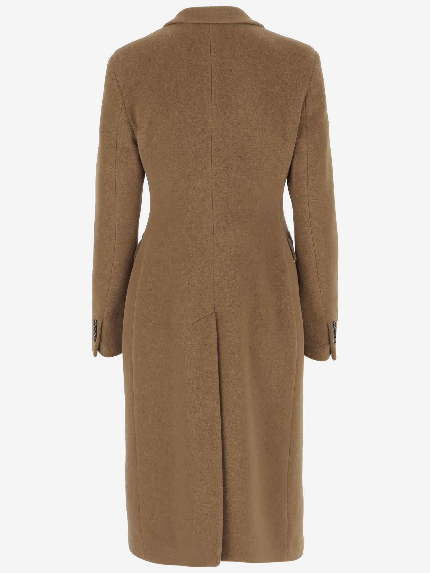 CAPPOTTO DOPPIOPETTO IN ANGORA E LANA CMERYL D70015F1178 TAGLIATORE 