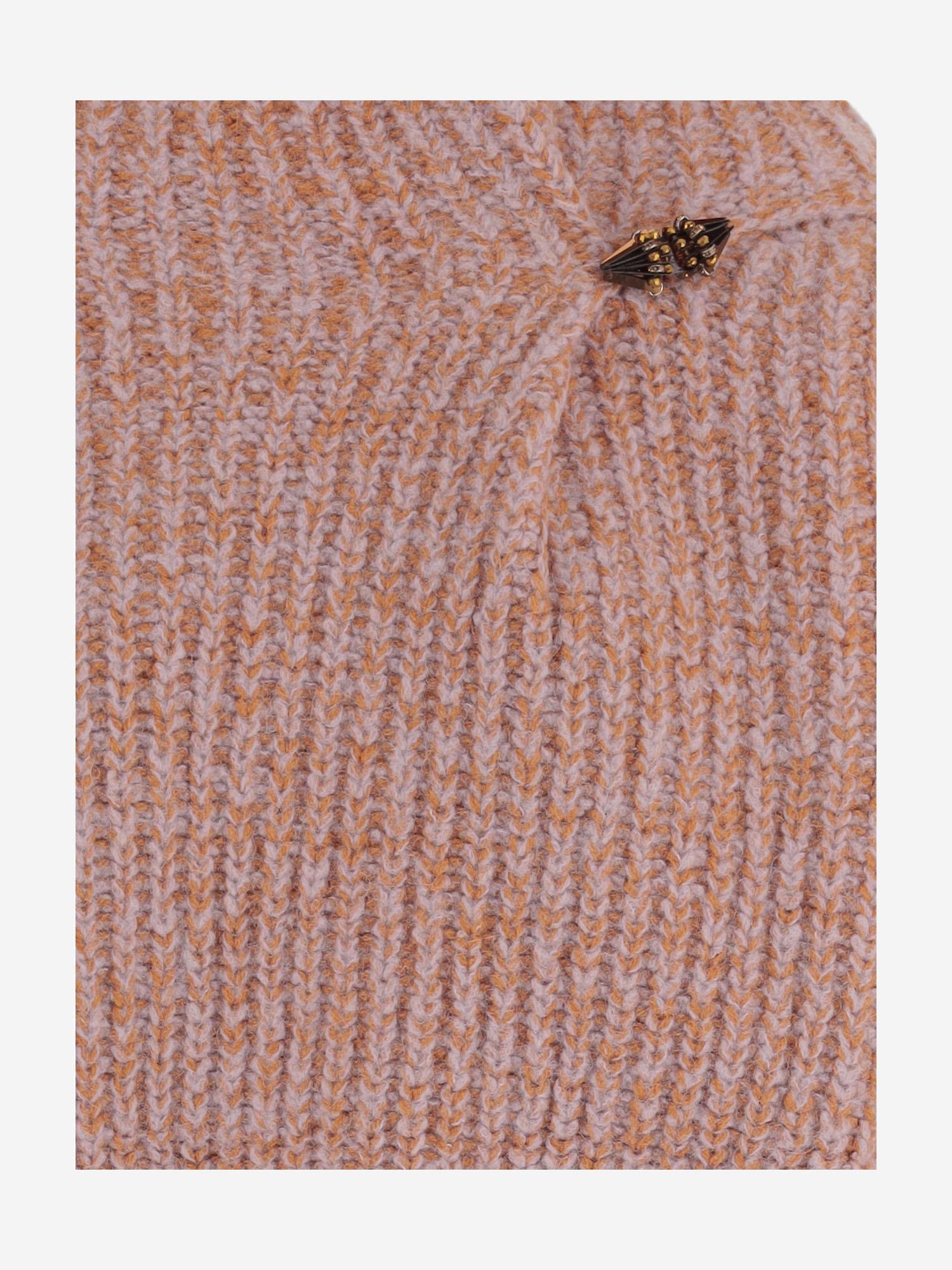 Maglione in misto lana con charm 011229 2725353 DRIES VAN NOTEN 