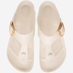 MULES GIZEH BIG BUCKLE 1031366 EGGSHELL BIRKENSTOCK 