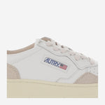SNEAKERS LOW MEDALIST IN PELLE AULWLS02 WHTBRNSUG AUTRY 
