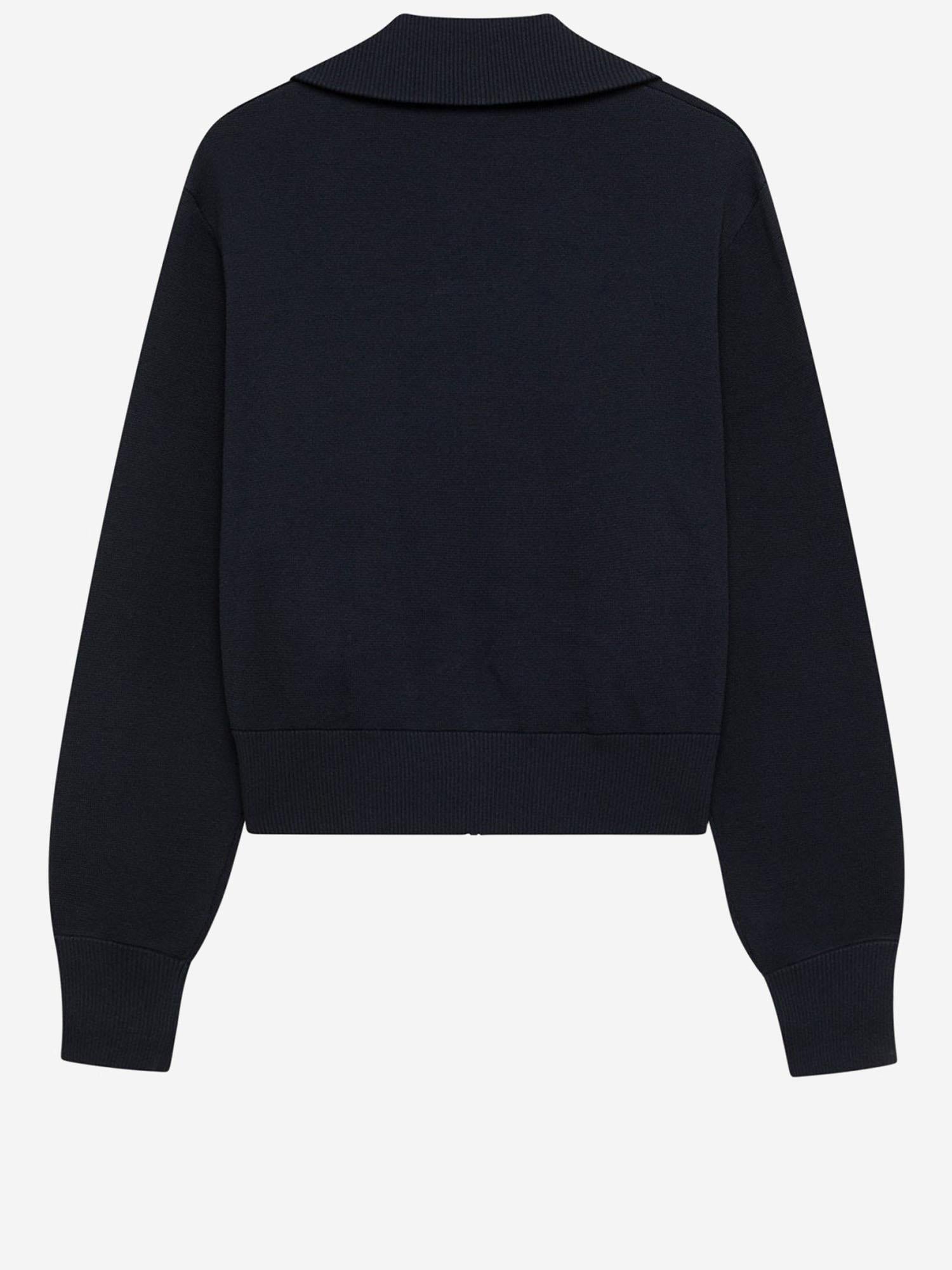 Giacca logata in viscosa JAPW028B KNITBLUE AUTRY 