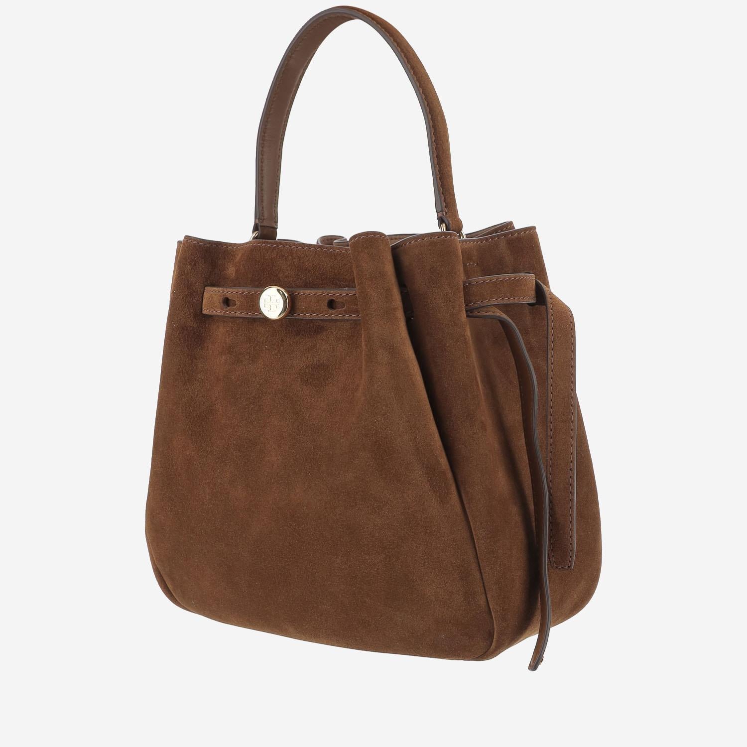ROMY SUEDE BUCKET BAG 174221 200 TORY BURCH 