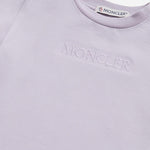 T-SHIRT CON LOGO RICAMATO IN COTONE 8C0001089AUM 509 MONCLER ENFANTS 