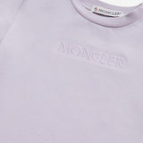T-SHIRT CON LOGO RICAMATO IN COTONE 8C0001089AUM 509 MONCLER ENFANTS 