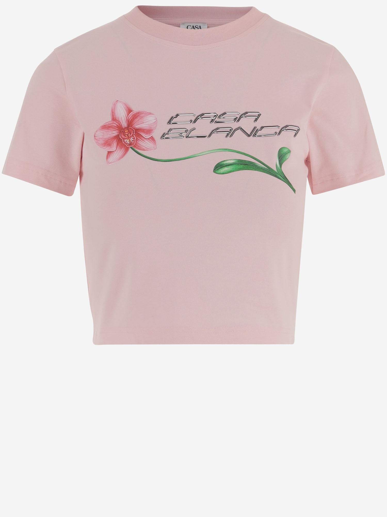 T-SHIRT IN COTONE CON LOGO WSP26JTS009 01 CASABLANCA 