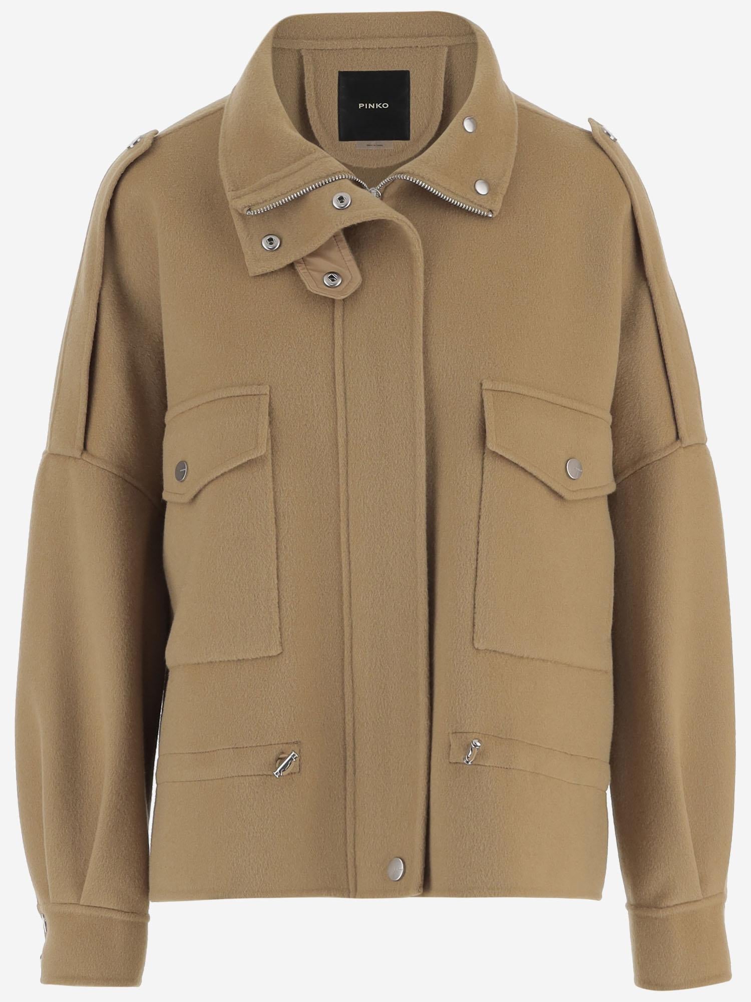 GIACCA IN MISTO LANA 105341 A2XMCAM PINKO 