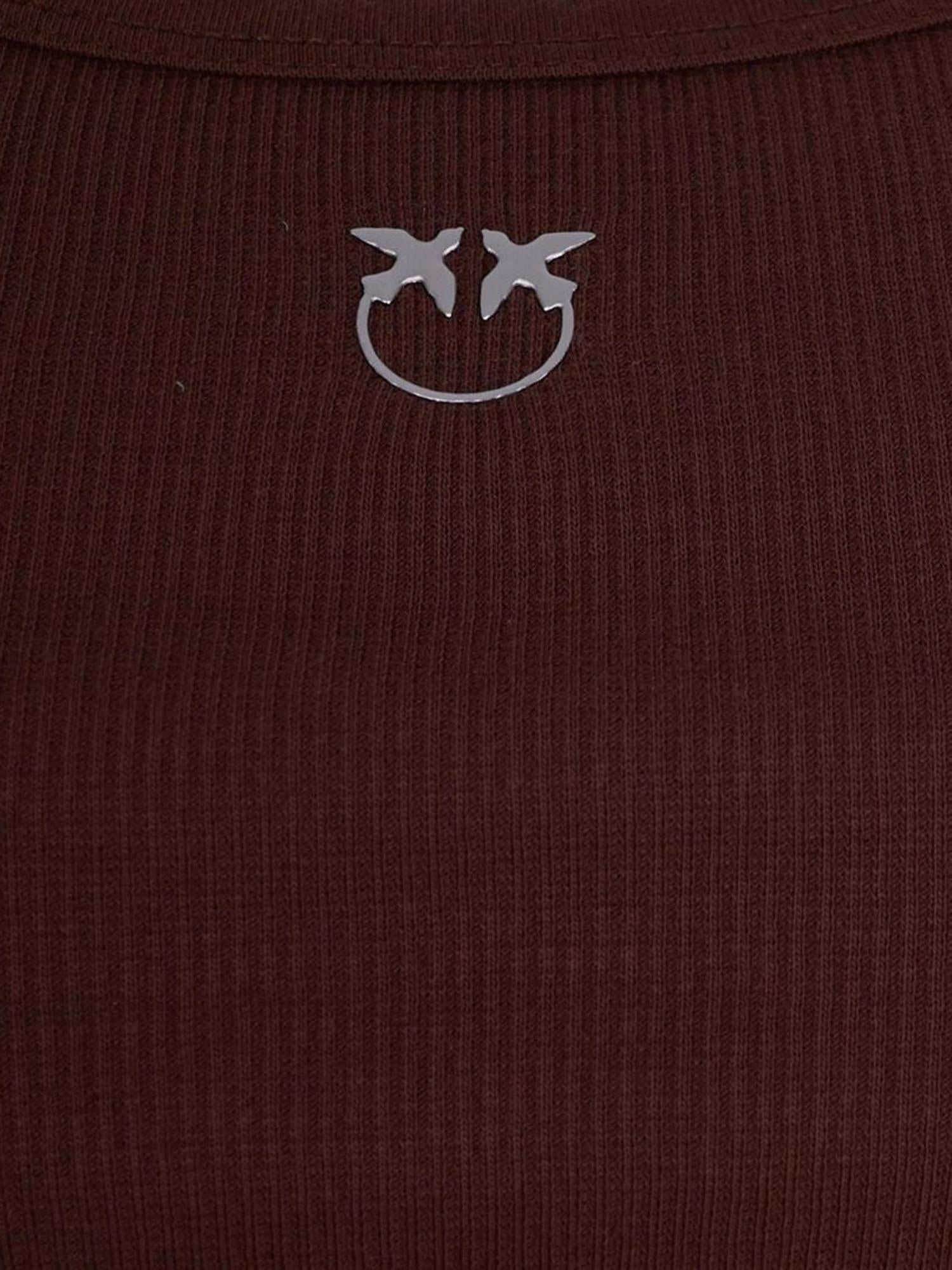 CANOTTA CALCOLATORE IN COTONE STRETCH 100807 A338L78 PINKO 