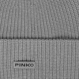 BEANIE IN MISTO VISCOSA CON LOGO 105993 A2Z4II2 PINKO 