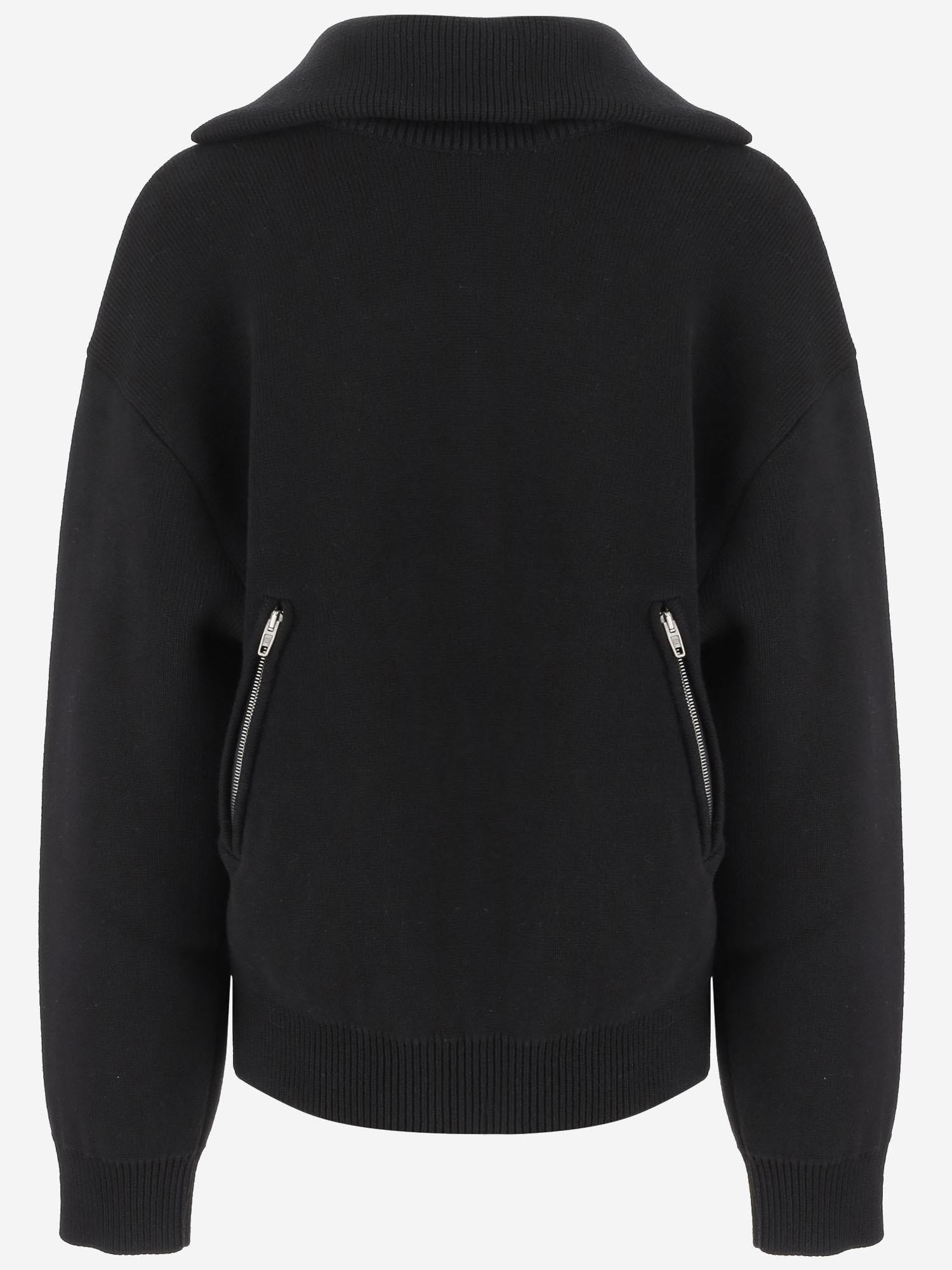 MAGLIA IN COTONE STRETCH 848840 T34211000 BALENCIAGA 