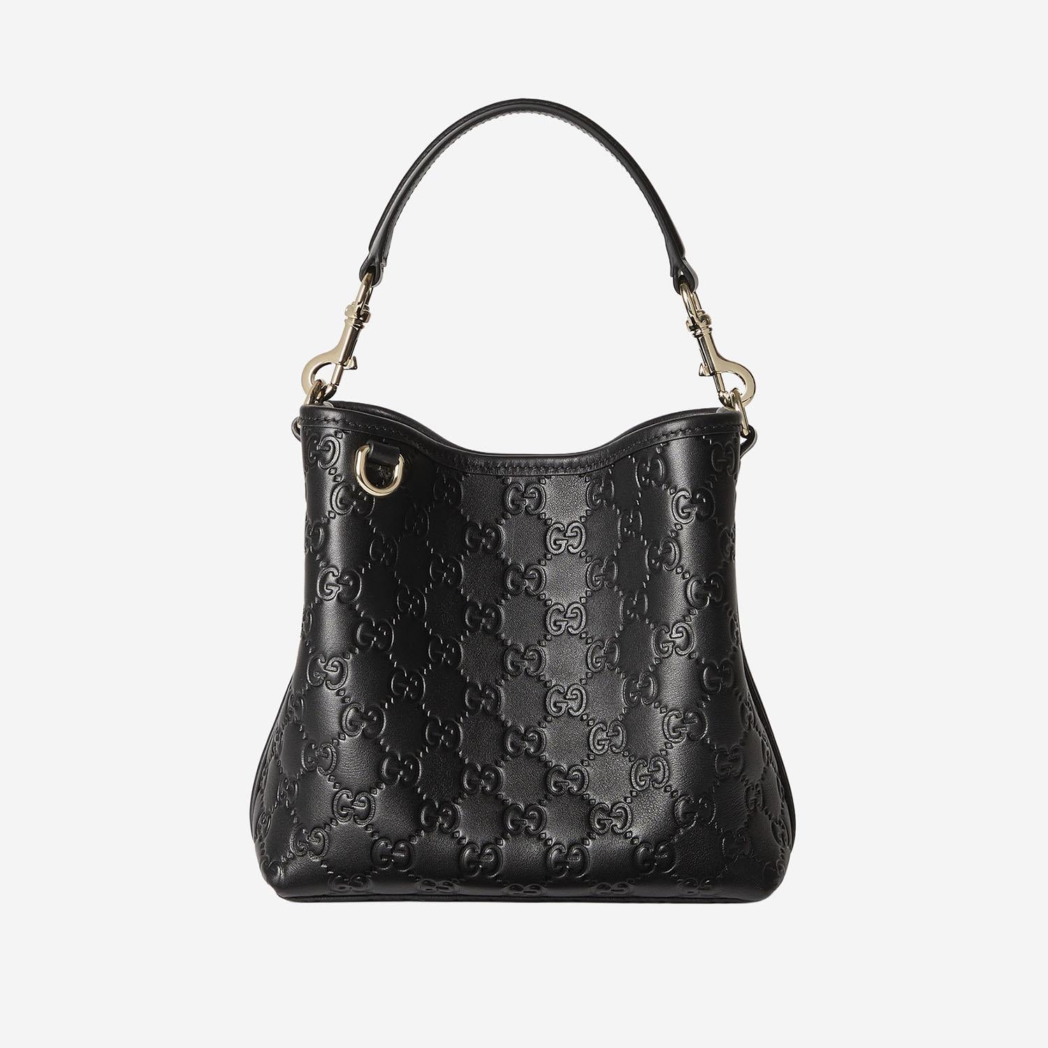 Borsa a secchiello GG Emblem piccola 815118 AAFDV1000 GUCCI 