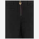 PANTALONI IN COTONE CON ZIP FRONTALE CH25WDP72150 001 CHLOE 