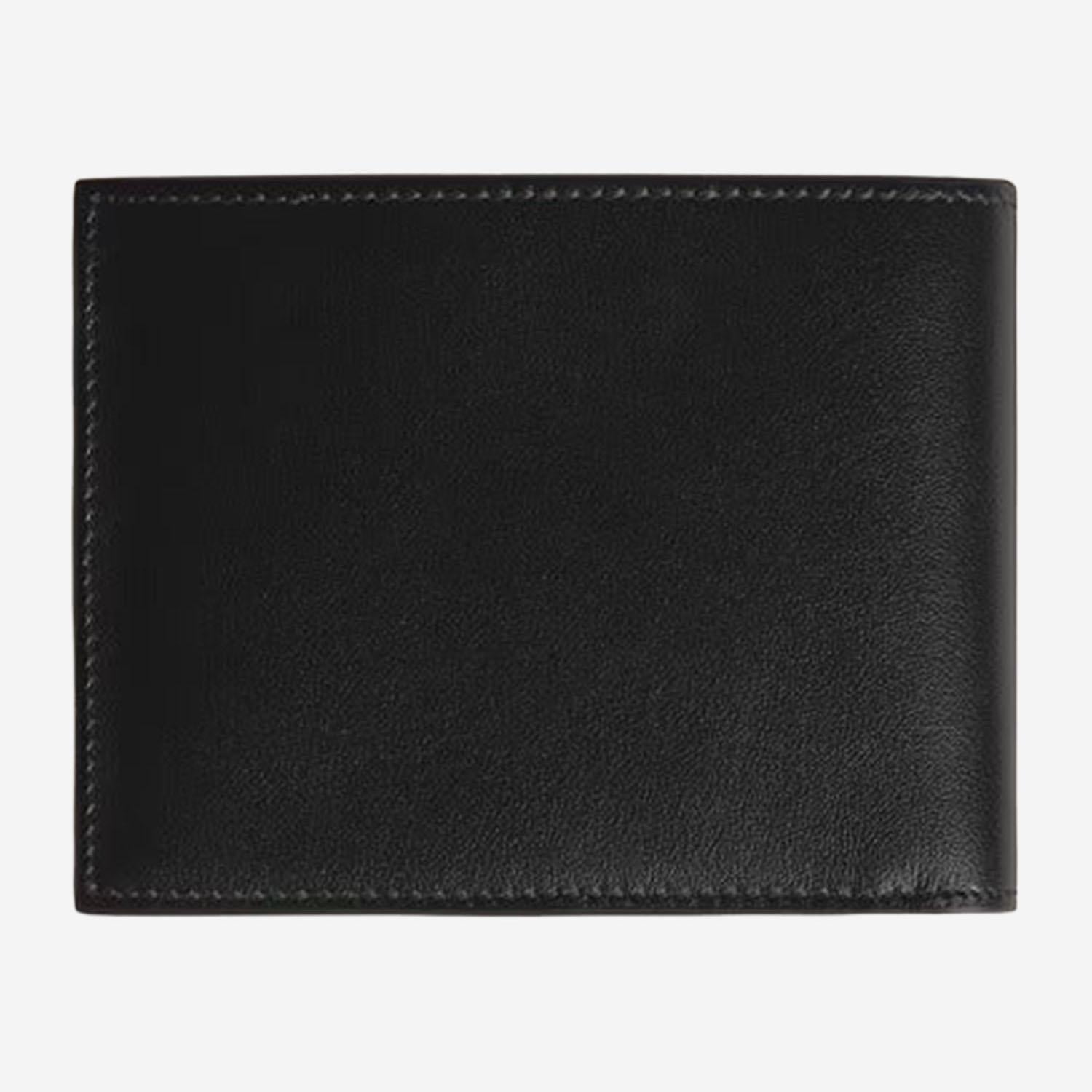 PORTAFOGLIO 6CC IN PELLE MEISTERSTÜCK 221320 BLACK/INK BLUE MONTBLANC 