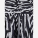 Mini abito con schiena aperta in popeline di cotone DR1760190 5066 PATOU 