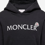 FELPA LOGATA CON CAPPUCCIO IN COTONE 8G0000989AKM 999 MONCLER ENFANTS 