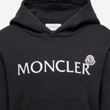 FELPA LOGATA CON CAPPUCCIO IN COTONE 8G0000989AKM 999 MONCLER ENFANTS 