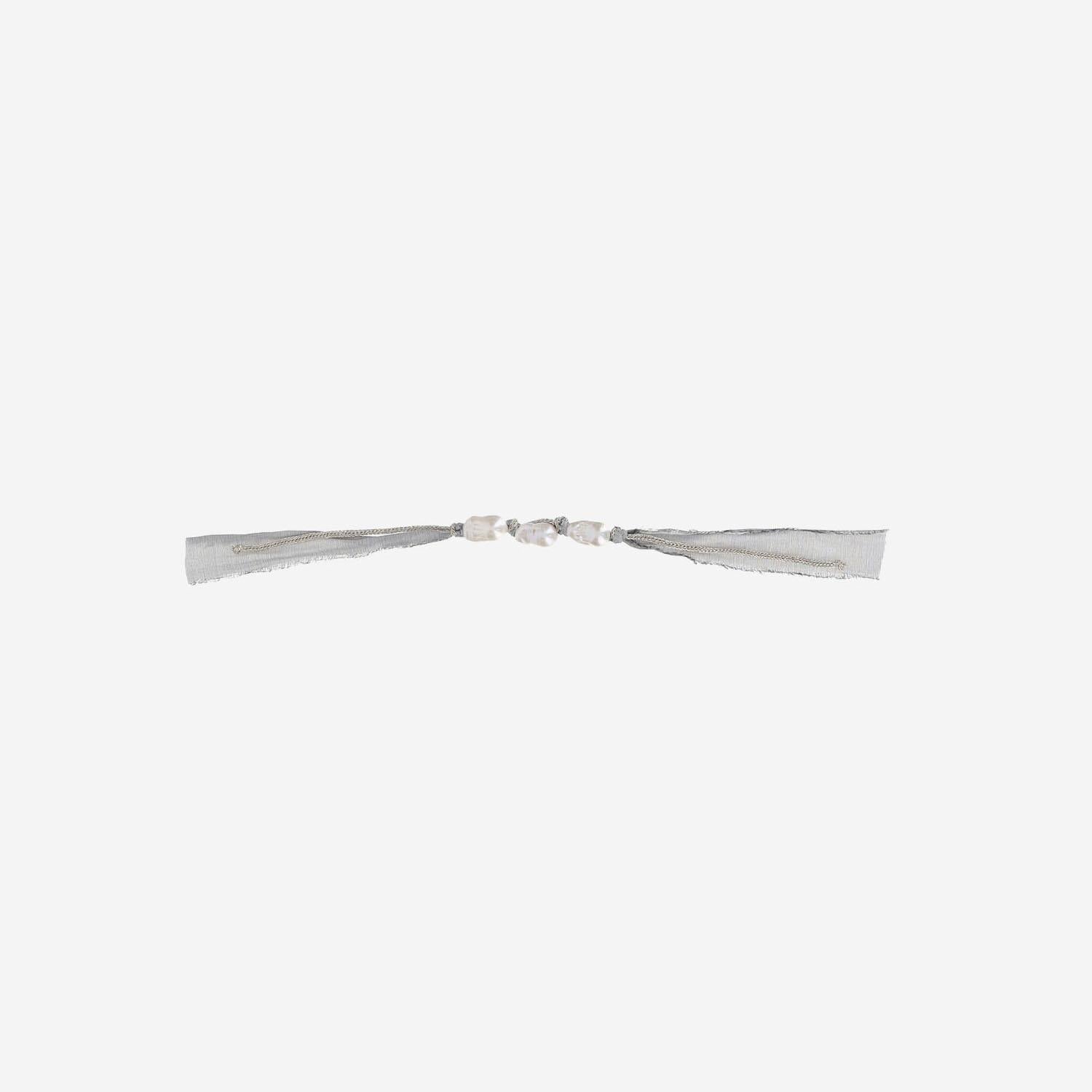 BRACCIALE in seta CON PERLA MSETABRACCIALI3P  MELA 