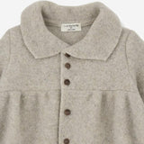 CAPPOTTO IN MISTO LANA 25W220 TORTORA 1+ IN THE FAMILY KIDS 