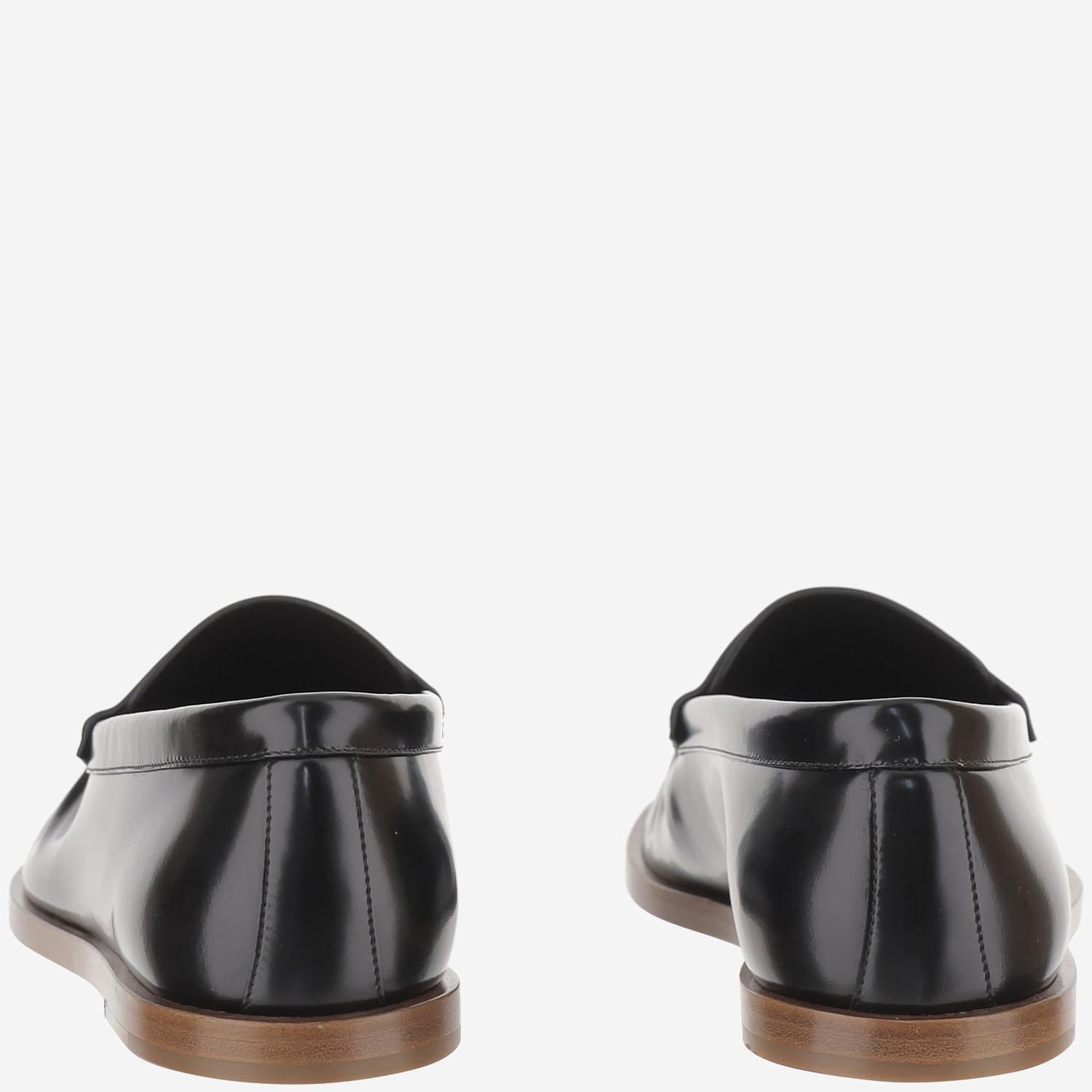 MOCASSINI IN PELLE F1822L60 BLK THE ROW 