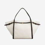 BORSA SHOPPING MEDIA IN CANVAS E PELLE XBWTIMAT300U6J 043X TODS 