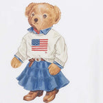 T-SHIRT POLO BEAR IN COTONE 313A98403 001 POLO RALPH LAUREN KIDS 