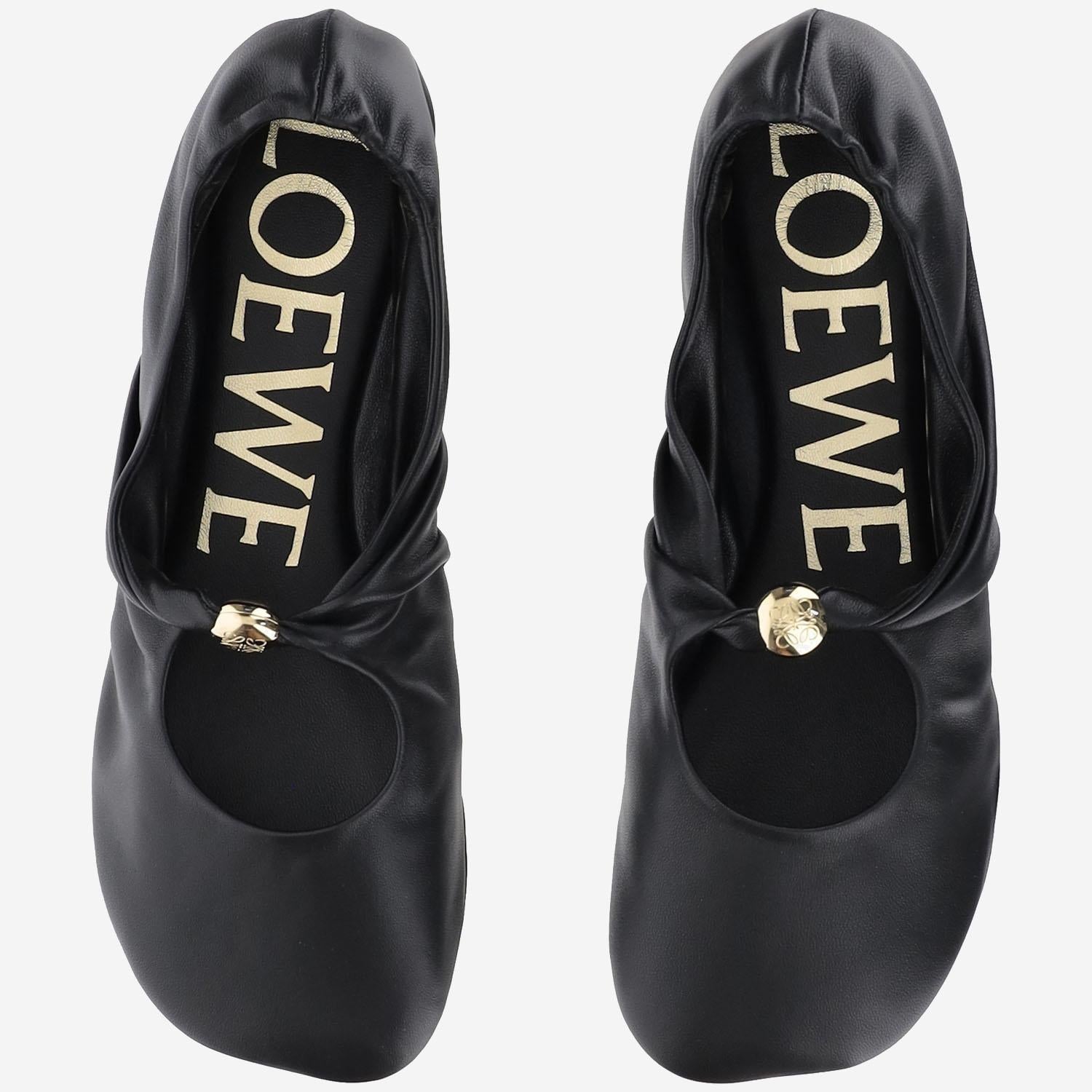 Ballerine Pebble Soft in pelle L815466X46 1100 LOEWE 