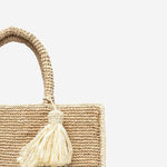 BORSA IN RAFIA CON LOGO VANI013 00419L MC2 SAINT BARTH 