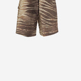 PANTALONI CORTI IN COTONE E LINO CON STAMPA 80OADF02 CNF06R83 JUST CAVALLI 