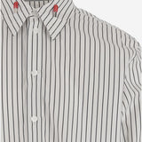 Camicia in cotone con motivo a righe 832804 V2FD09003 BOTTEGA VENETA 