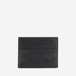 PORTACARTE INTRECCIATO IN PELLE 795612 VCPQ38803 BOTTEGA VENETA 