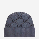 Beanie in jacquard di cashmere GG 811392 4GABX1260 GUCCI 