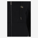 FELPA IN COTONE CON LOGO 8111669 BLACK BURBERRY 