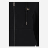 FELPA IN COTONE CON LOGO 8111669 BLACK BURBERRY 