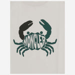 T-SHIRT IN MISTO COTONE CON LOGO 8C000118790N 034 MONCLER ENFANTS 