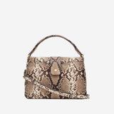 Borsa Rider piccola  in pelle 8126347 NATURALDKBROWN BURBERRY 
