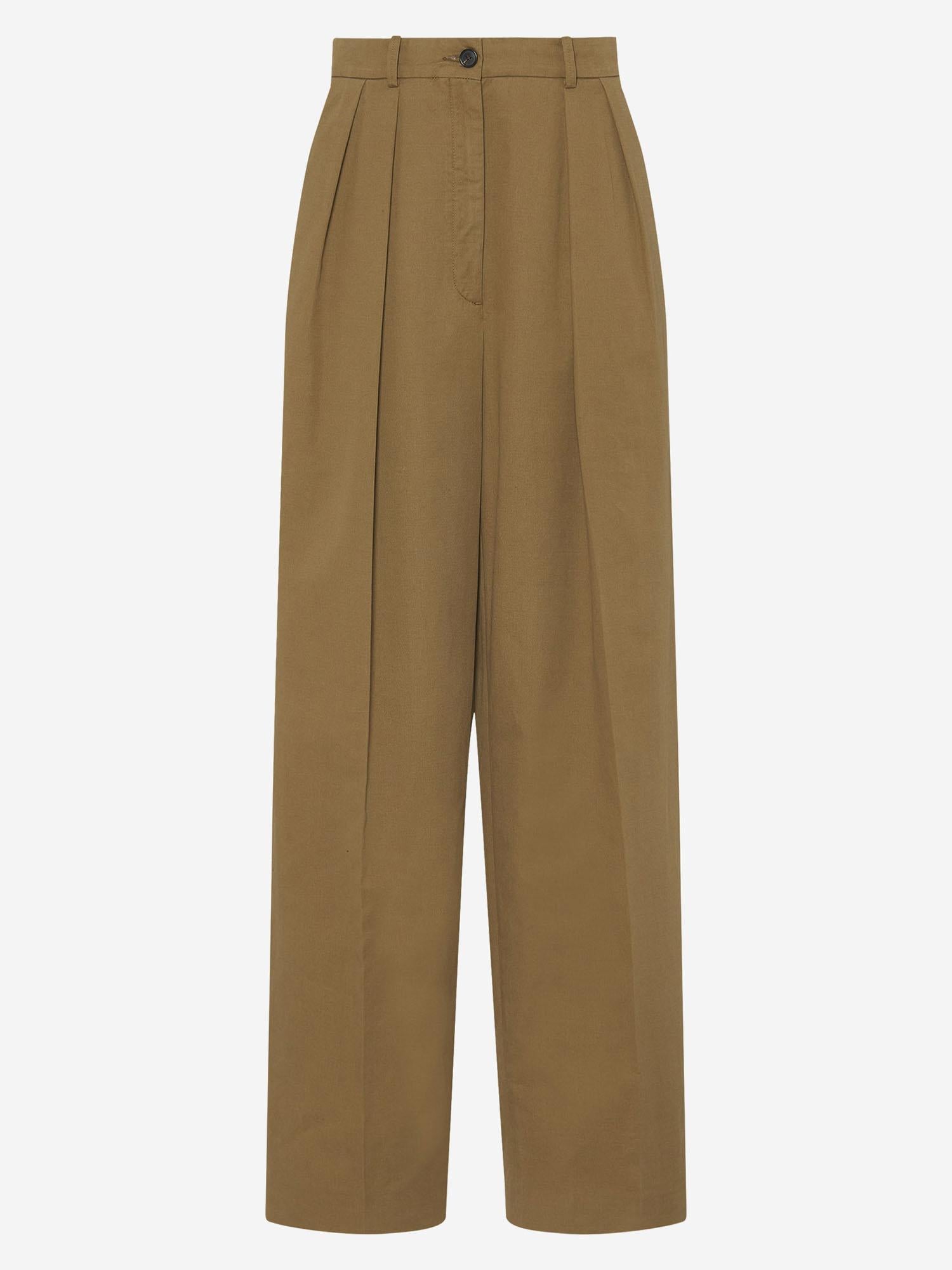 PANTALONI IGOR IN COTONE E CASHMERE 5629W3670 RKS THE ROW 