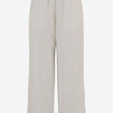 PANTALONI IN MISTO LINO CON ELASTICO IN VITA FTR868VI0052 136 AMI 