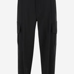PANTALONI CARGO IN LANA GM002252 TE10043UC001 GIORGIO ARMANI 