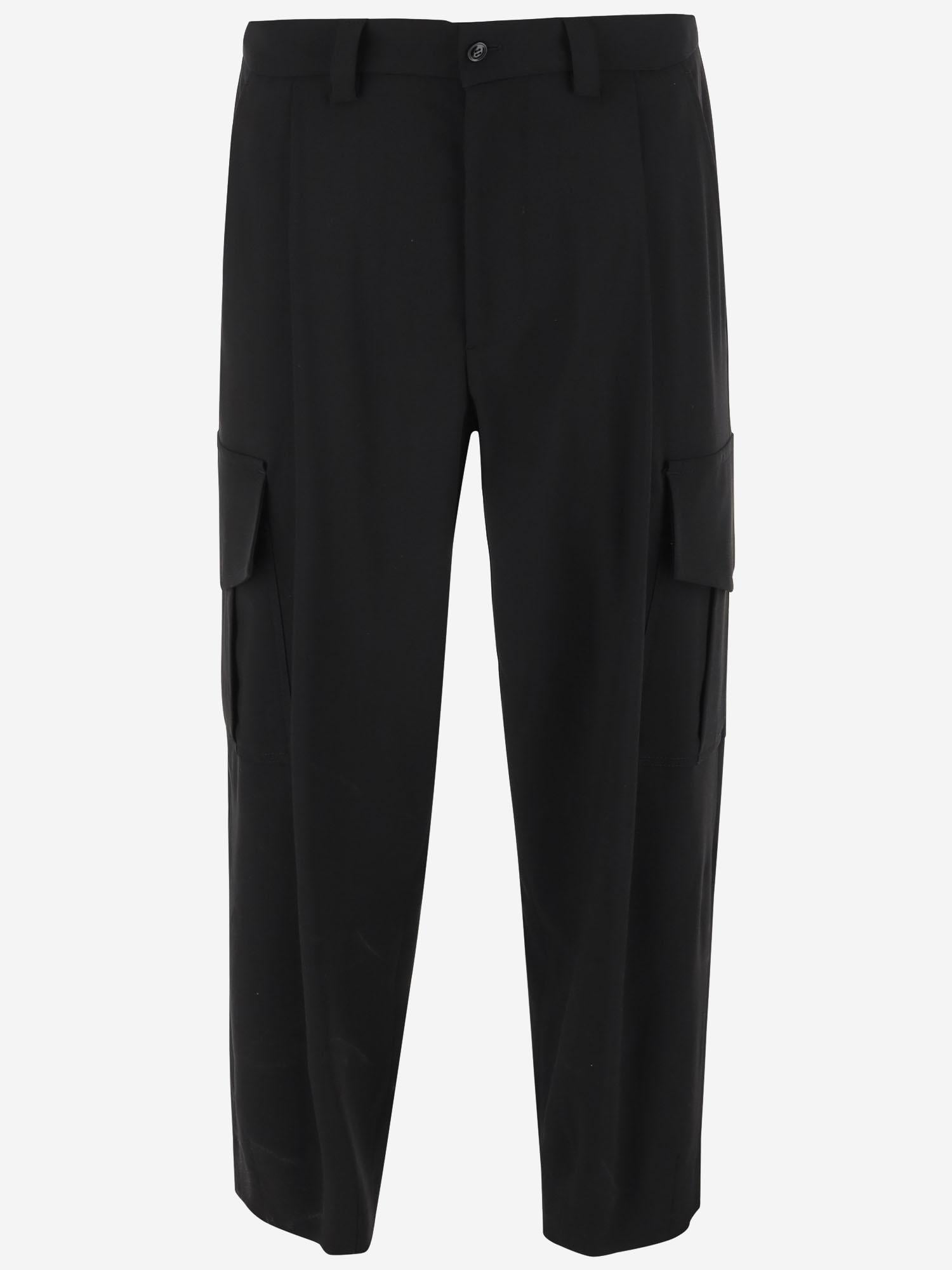 PANTALONI CARGO IN LANA GM002252 TE10043UC001 GIORGIO ARMANI 