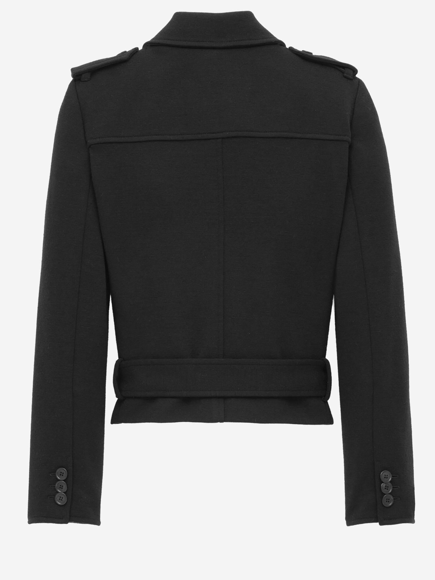 GIACCA OFFICER IN JERSEY 843869 Y288V1000 SAINT LAURENT 