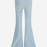 JEANS FLARED IN MISTO COTONE STRETCH HEW03305DS091 L0916 HAIKURE 
