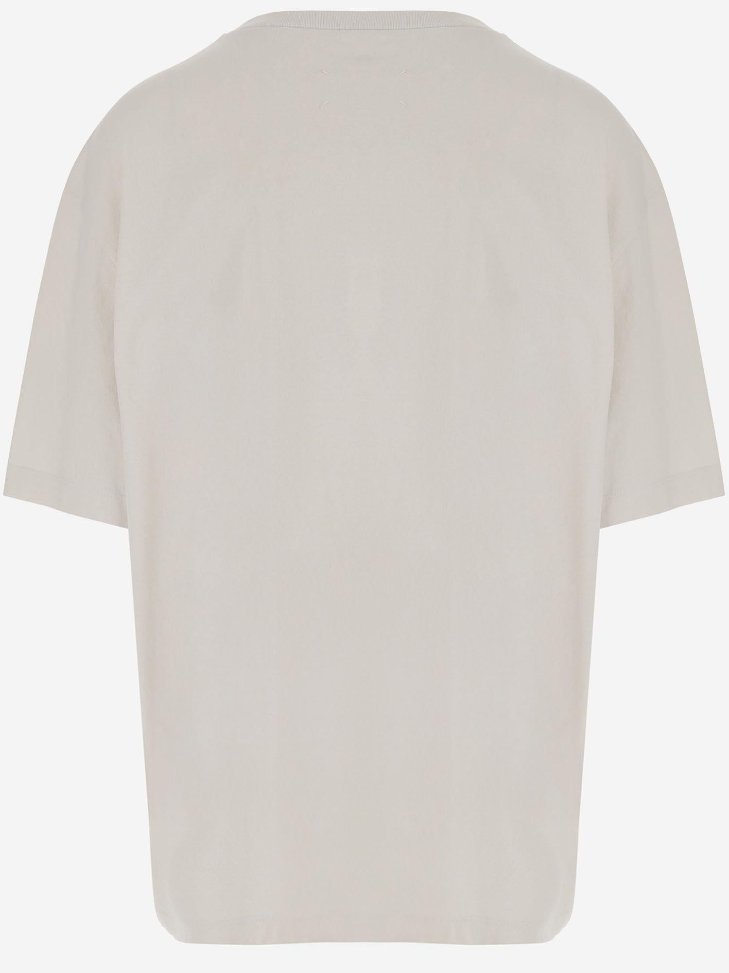 T-SHIRT IN COTONE CON LOGO S50GC0705 S24567103 MAISON MARGIELA 